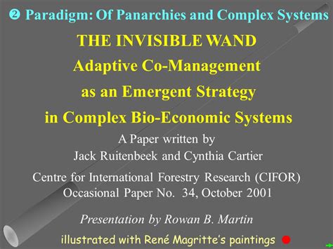 ruitenbecek cartier adaptive co management|(PDF) The invisible wand: adaptive co.